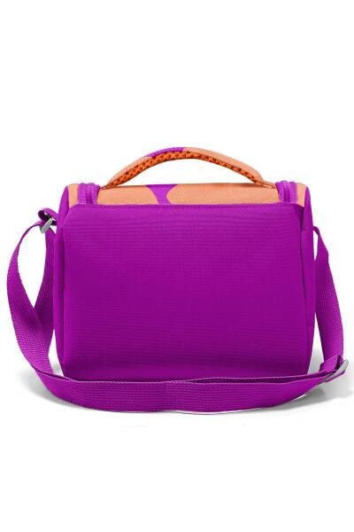 Coral High Kids Koyu Pembe Turuncu Desenli Thermo Beslenme Çantası 22784 - 3