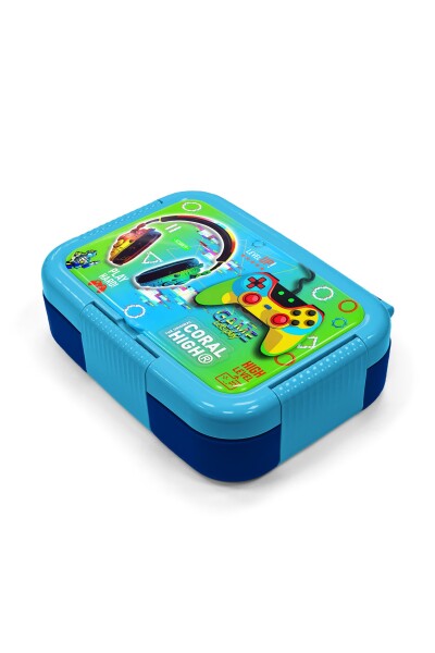 Coral High Kids Kulaklık Game Desenli Paslanmaz Çelik Beslenme Kabı 39365 - 2