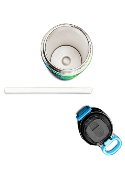 Coral High Kids Kulaklık Game Desenli Pipetli ve Direkt İçim Çelik Termos 500 ml 31841 - 7