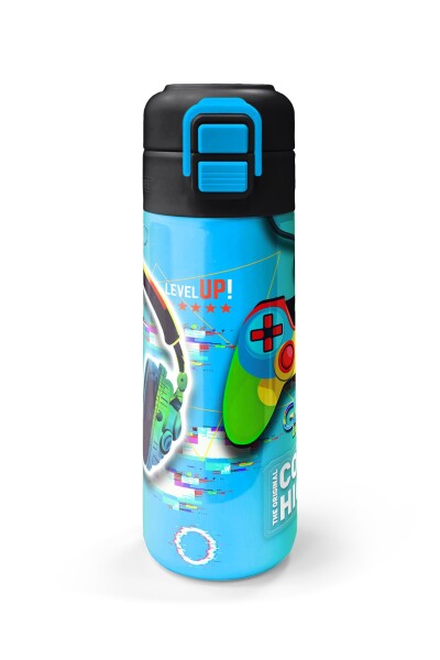 Coral High Kids Kulaklık Game Desenli Pipetli ve Direkt İçim Çelik Termos 500 ml 31841 - 4