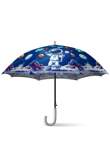 Coral High Kids Lacivert Astronot Desenli Çocuk Şemsiyesi 36116 - 6