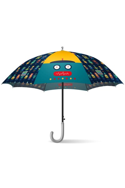 Coral High Kids Lacivert Çivit Robot Desenli Çocuk Şemsiyesi 12672 - 6