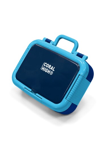Coral High Kids Lacivert Desenli Paslanmaz Çelik Beslenme Kabı 39352 - Coral High