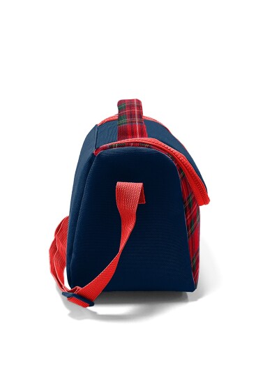 Coral High Kids Lacivert Ekose Fiyonk Desenli Thermo Beslenme Çantası 37107 - 2