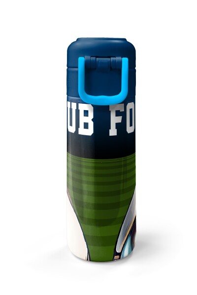 Coral High Kids Lacivert Futbol Desenli Pipetli ve Direkt İçim Çelik Termos 500 ml 31995 - 7