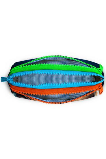 Coral High Kids Lacivert Futbol Desenli Üç Bölmeli Kalem Çantası 22095 - 5