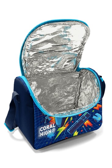 Coral High Kids Lacivert Game Desenli Thermo Beslenme Çantası 37151 - 4
