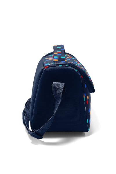 Coral High Kids Lacivert Geometrik Desenli Thermo Beslenme Çantası 37135 - 2