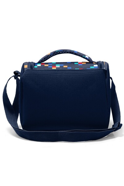 Coral High Kids Lacivert Geometrik Desenli Thermo Beslenme Çantası 37135 - 3
