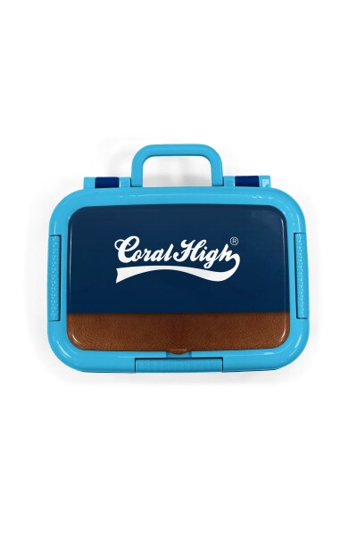 Coral High Kids Lacivert Kahverengi Paslanmaz Çelik Beslenme Kabı 39136 - 5