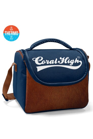 Coral High Kids Lacivert Kahverengi Thermo Beslenme Çantası 37136 