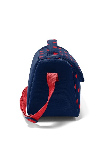 Coral High Kids Lacivert Kırmızı Kalp Desenli Thermo Beslenme Çantası 37129 - 2