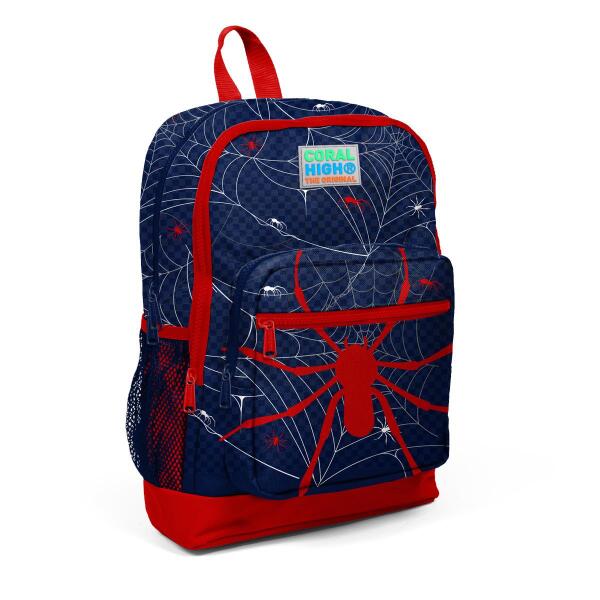Coral High Kids Lacivert Kırmızı Örümcek Desenli 3’lü Okul Çanta Seti SET0123720 - 2
