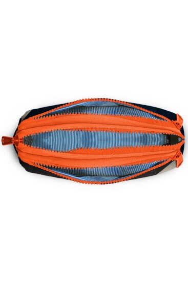 Coral High Kids Lacivert Koyu Gri Bej Renkli Üç Bölmeli Kalem Çantası 11193 - 4