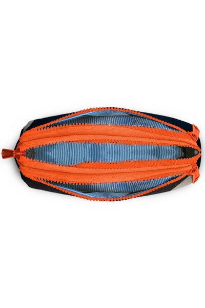 Coral High Kids Lacivert Koyu Gri Bej Renkli Üç Bölmeli Kalem Çantası 11193 - 4