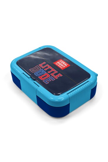 Coral High Kids Lacivert Lıttle Dude Baskılı Desenli Paslanmaz Çelik Beslenme Kabı 39119 - 2