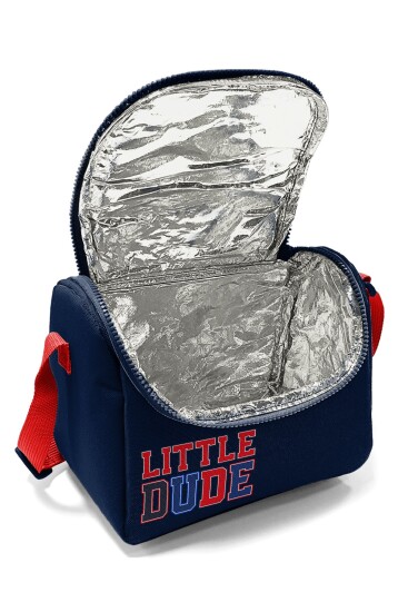Coral High Kids Lacivert Little Dude Baskılı Desenli Thermo Beslenme Çantası 37119 - 4