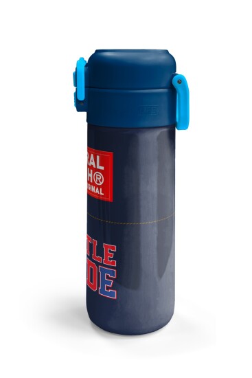 Coral High Kids Lacivert Lıttle Dude Baskılı Pipetli ve Direkt İçim Çelik Termos 500 ml 38119 - 6
