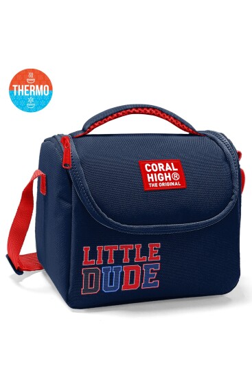 Coral High Kids Lacivert Little Dude Desenli 3’lü Okul Çanta Seti SET0133219 - 3