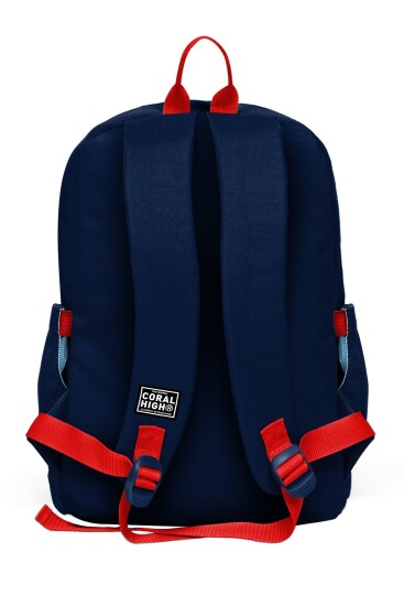 Coral High Kids Lacivert Little Dude Desenli Okul Sırt Çantası 33219 - 2