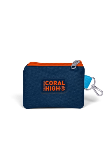 Coral High Kids Lacivert Mavi Astronot Desenli Bozuk Para Çantası 21876 - 2