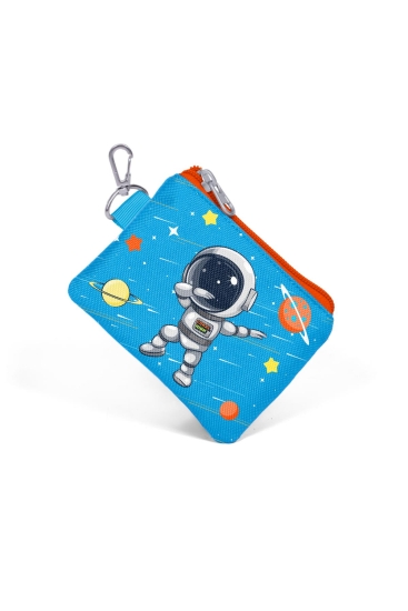 Coral High Kids Lacivert Mavi Astronot Desenli Bozuk Para Çantası 21876 - 3