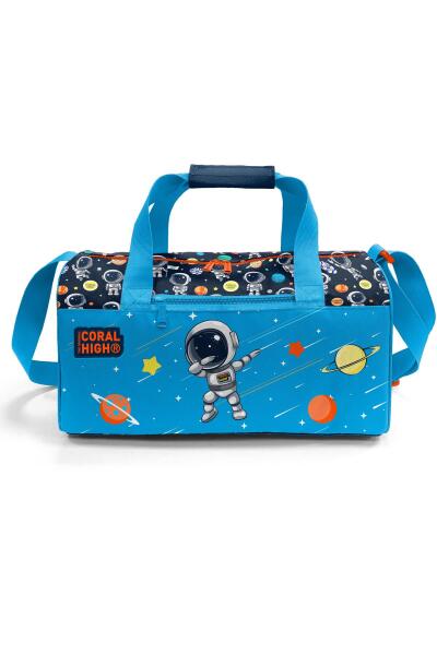 Coral High Kids Lacivert Mavi Astronot Desenli Spor Çantası 27538 - 2