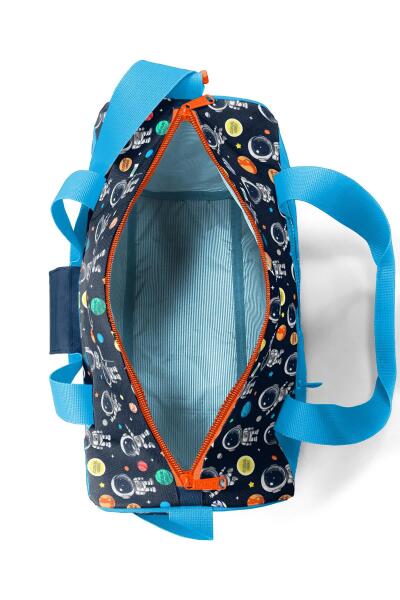Coral High Kids Lacivert Mavi Astronot Desenli Spor Çantası 27538 - 6