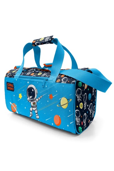 Coral High Kids Lacivert Mavi Astronot Desenli Spor Çantası 27538 - 3