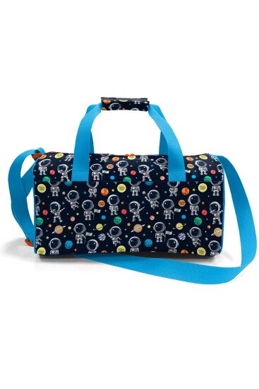 Coral High Kids Lacivert Mavi Astronot Desenli Spor Çantası 27538 - 4