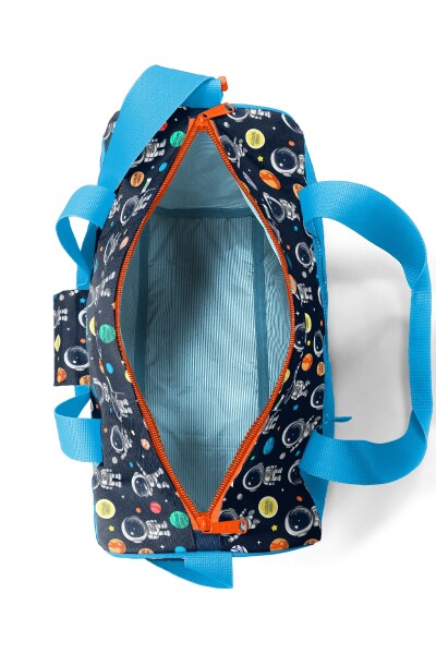 Coral High Kids Lacivert Mavi Astronot Desenli Spor Çantası 27538 - 6