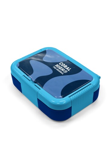 Coral High Kids Lacivert Mavi Desenli Paslanmaz Çelik Beslenme Kabı 39195 - 2