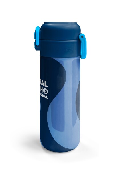 Coral High Kids Lacivert Mavi Desenli Pipetli ve Direkt İçim Çelik Termos 500 ml 31888 - 6