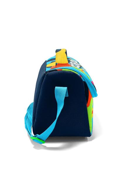 Coral High Kids Lacivert Mavi Graffiti Desenli Thermo Beslenme Çantası 11793 - 2
