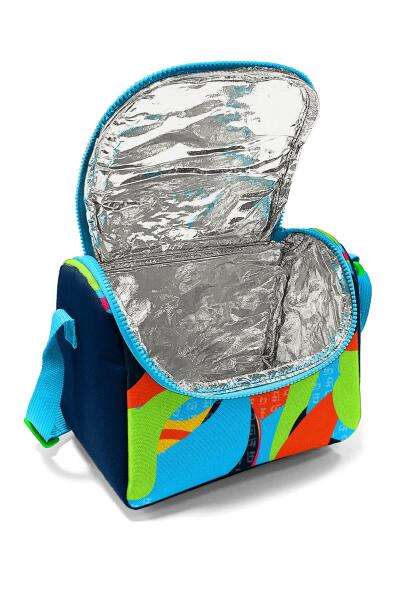 Coral High Kids Lacivert Mavi Graffiti Desenli Thermo Beslenme Çantası 11793 - 4