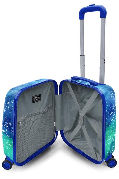 Coral High Kids Lacivert Mavi Kurt Desenli Çocuk Valizi 16734 - 4
