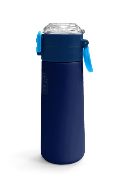 Coral High Kids Lacivert Mavi Pipetli ve Direkt İçim Çelik Termos 500 ml 31828 - 3