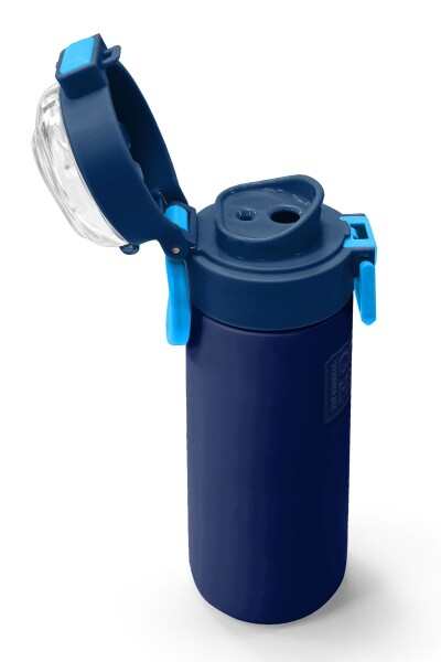 Coral High Kids Lacivert Mavi Pipetli ve Direkt İçim Çelik Termos 500 ml 31828 - 6
