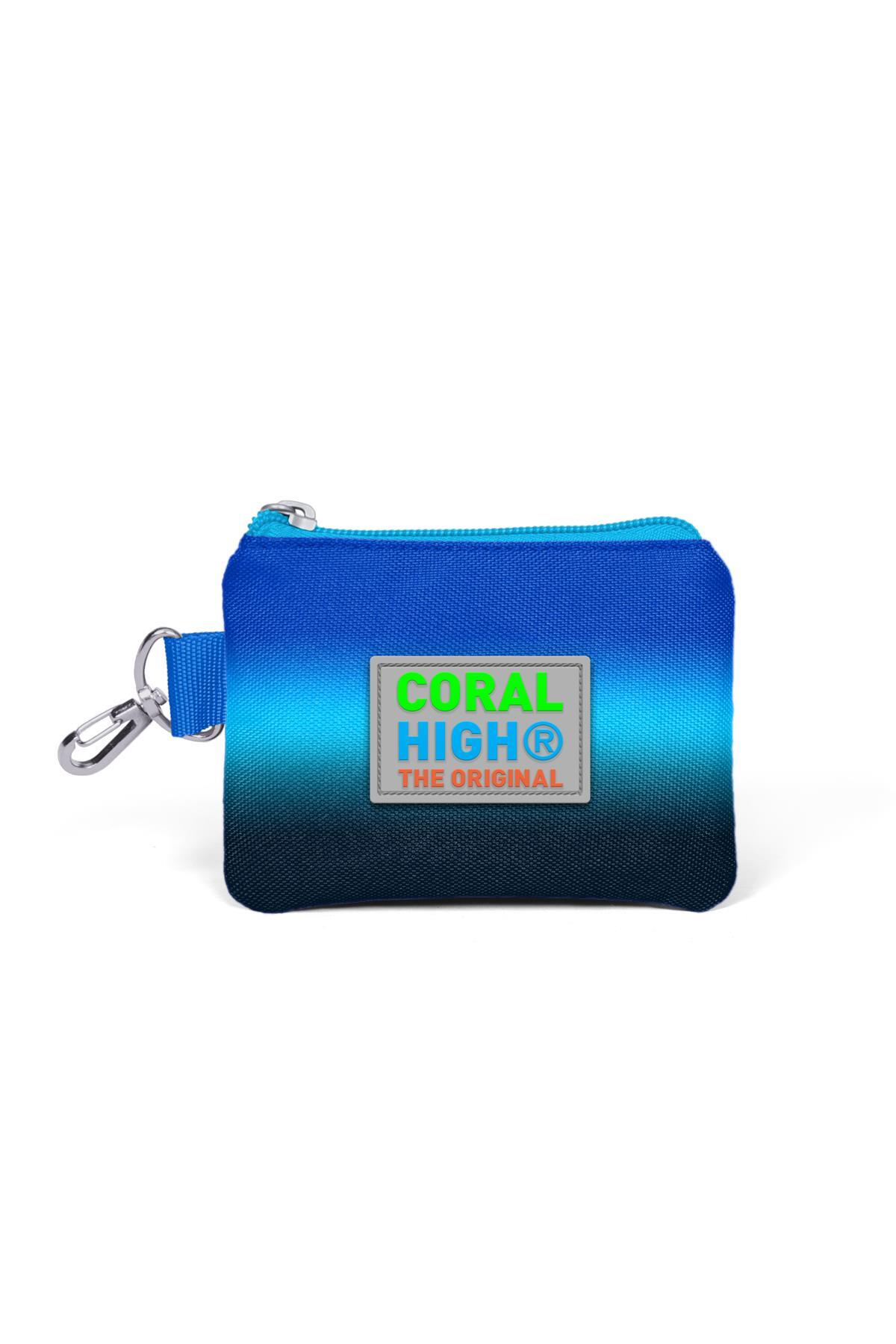 Coral High Kids Lacivert Mavi Renk Geçişli Bozuk Para Çantası 21845