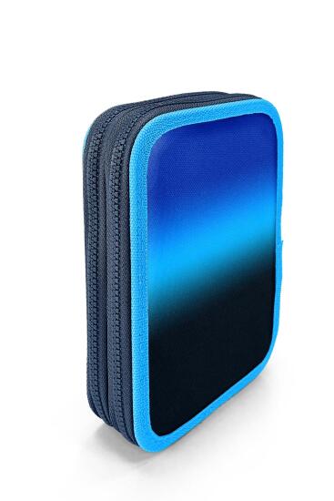 Coral High Kids Lacivert Mavi Renk Geçişli Çift Katlı Kalem Çanta 11152 - 3