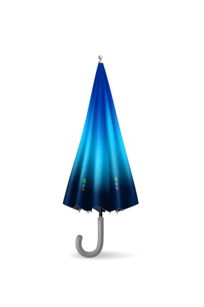 Coral High Kids Lacivert Mavi Renk Geçişli Çocuk Şemsiyesi 12681 - 7