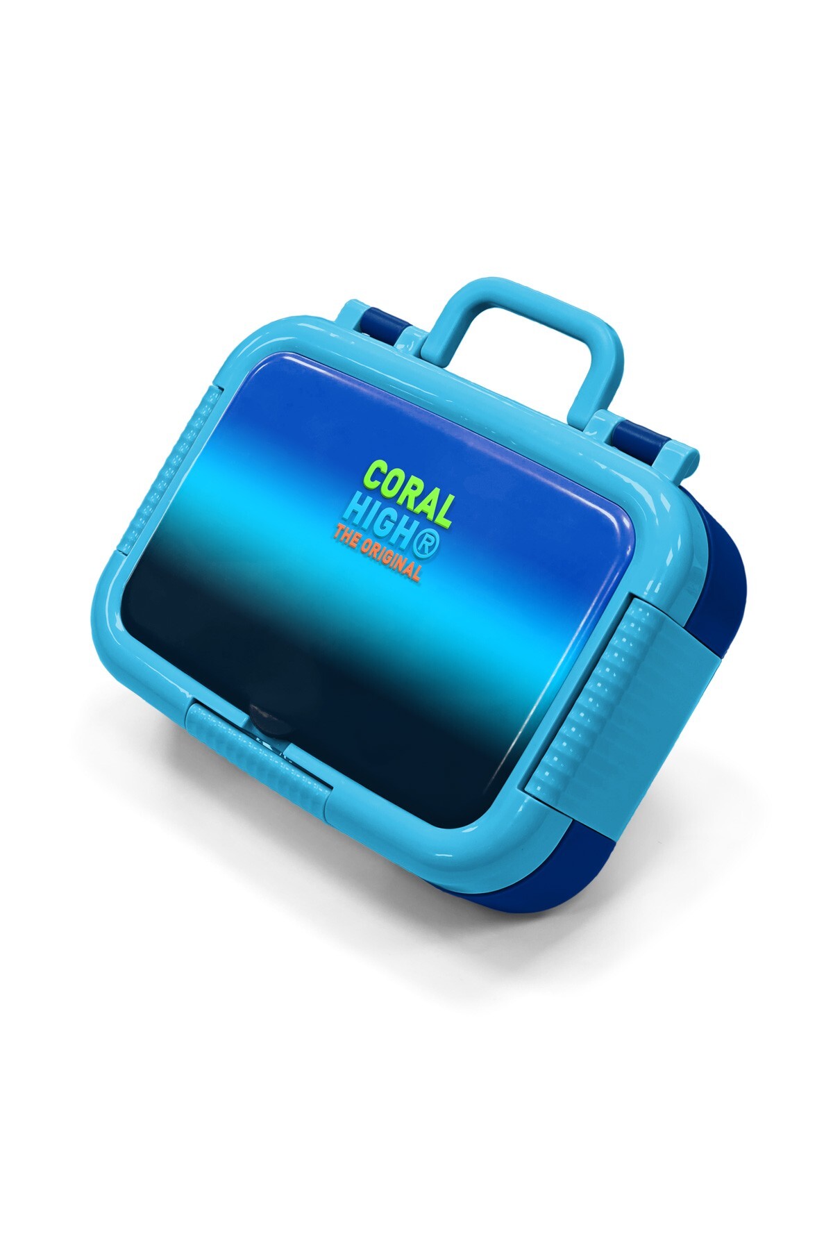 Coral High Kids Lacivert Mavi Renk Geçişli Desenli Paslanmaz Çelik Beslenme Kabı 39253