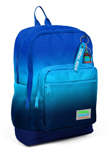 Coral High Kids Lacivert Mavi Renk Geçişli Dört Bölmeli Okul Sırt Çantası 23745 