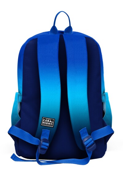 Coral High Kids Lacivert Mavi Renk Geçişli Dört Bölmeli Okul Sırt Çantası 23745 - 3