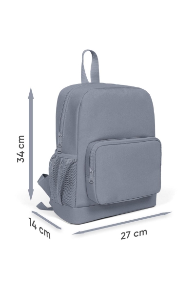 Coral High Kids Lacivert Mavi Uzay Desenli İki Bölmeli Okul Sırt Çantası 23312 - 5