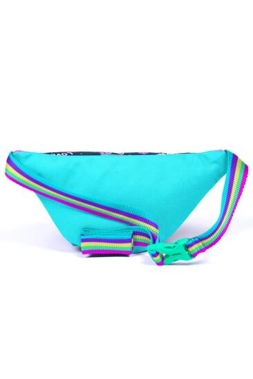 Coral High Kids Lacivert Pembe Kedili Paten Desenli Bel Çantası 11534 - 2