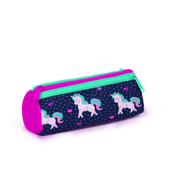 Coral High Kids Lacivert Pembe Unicorn Desenli 3’lü Okul Çanta Seti SET0123467 - 7