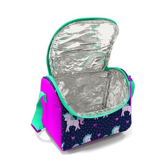 Coral High Kids Lacivert Pembe Unicorn Desenli Thermo Beslenme Çantası 11727 - 4