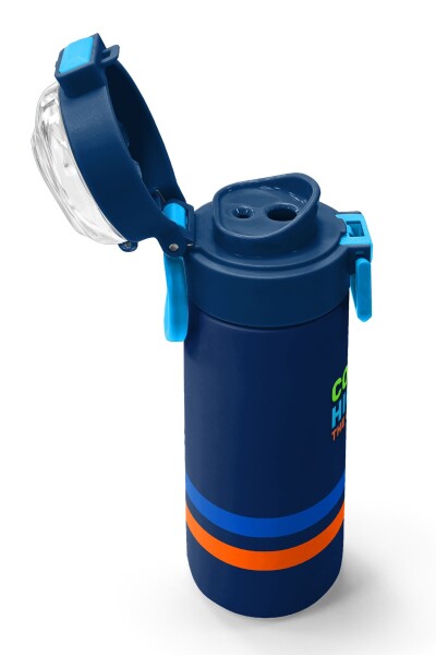 Coral High Kids Lacivert Pipetli ve Direkt İçim Çelik Termos 500 ml 31928 - 6