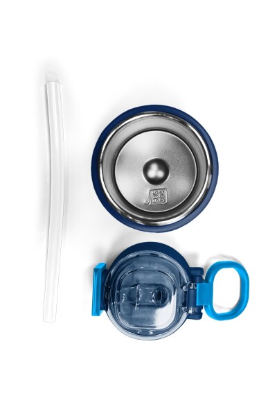 Coral High Kids Lacivert Pipetli ve Direkt İçim Çelik Termos 500 ml 31928 - 7